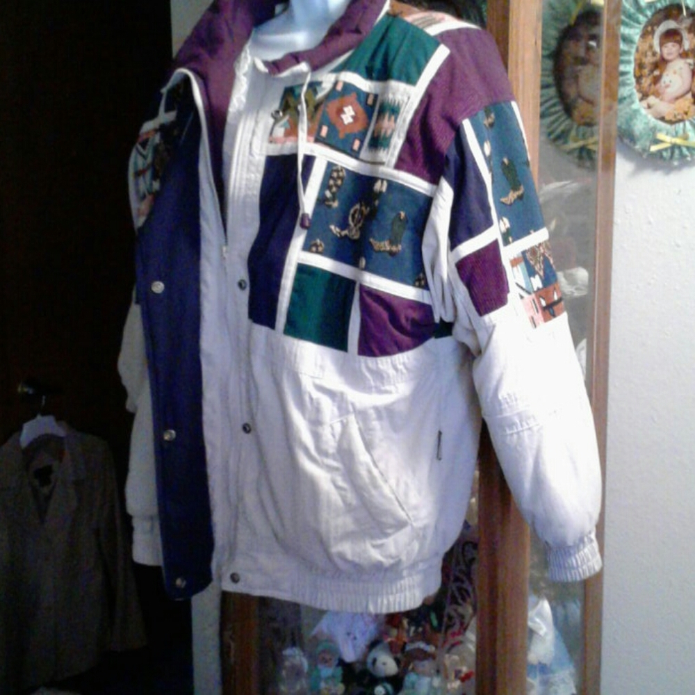 NWOT,Vintage 90s,Cute,South Western Style,Cowgirl, Western-Style,Warm Coat🐎🐴